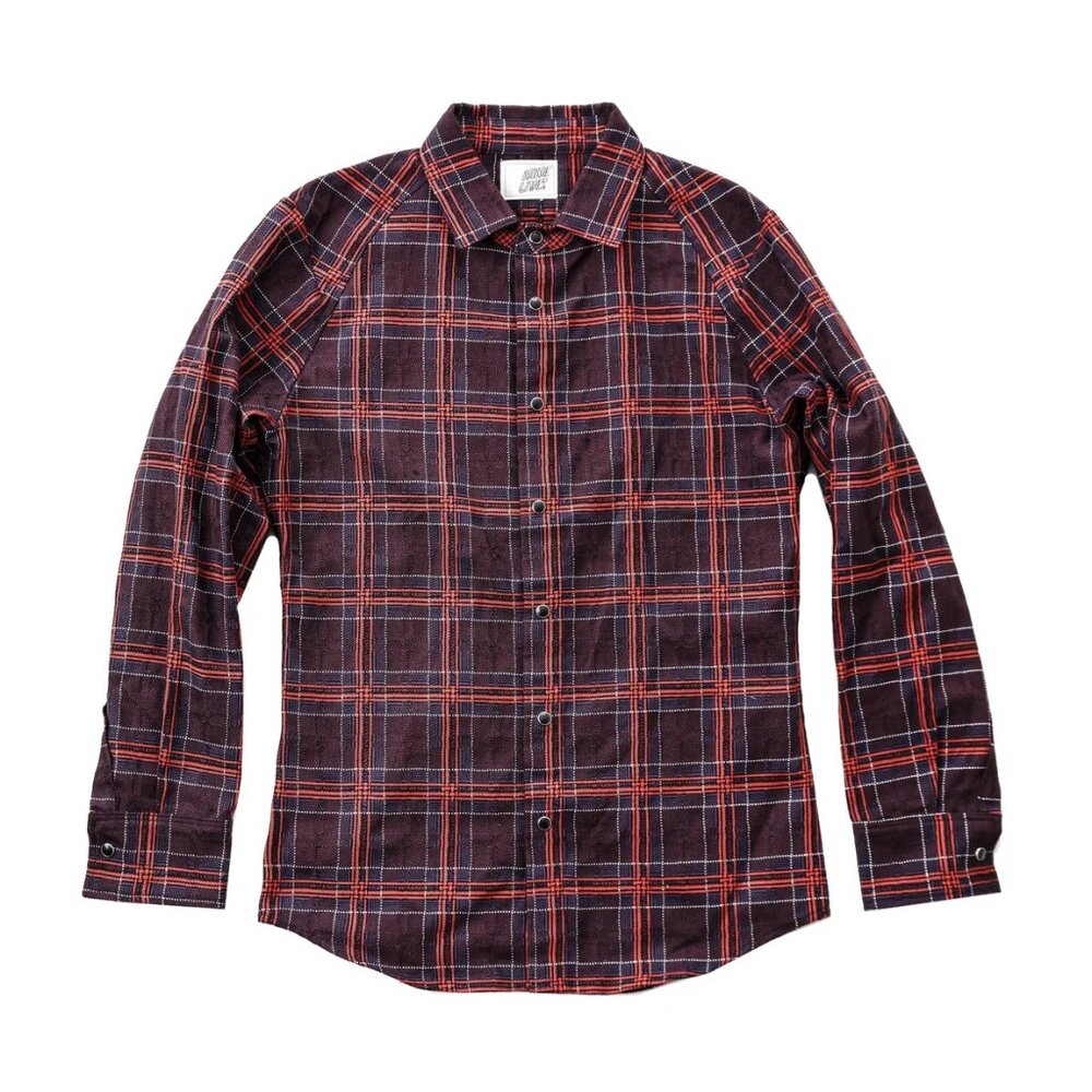 DMT Check Shirt - Orange/Purple